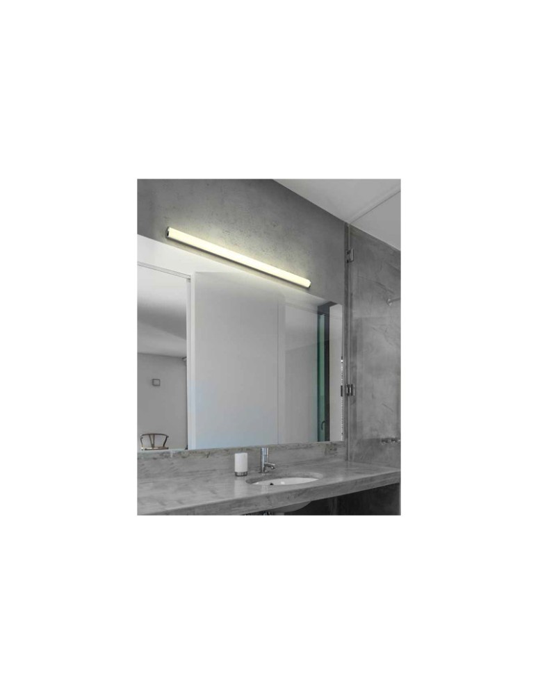 Bathroom wall lamps - Azzardo PETRA 60 4000 CHROME 1xLED Wall mounted chrome IP44 AZ2473 - product kolory-swiatla.pl 3