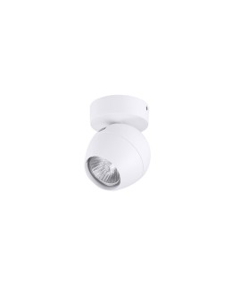 Azzardo PERA 1 SAND WHITE 1xGU10 Reflektor Sufitowy Biały Struktura AZ1244