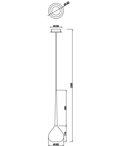 Zuma Line LIBRA Pendant 1xE14 MD2128-1S - product 2
