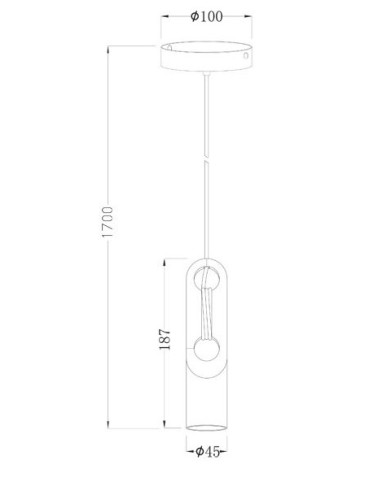 Zuma Line WICKLE Pendant Gold 1xE27 PL-15102-GD - product 2