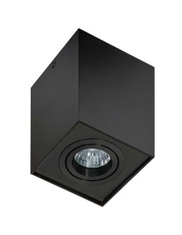 Azzardo ELOY 1 BLACK/BLACK 1xGU10 Natynkowa Czarny AZ2137