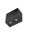 Ceiling luminaires for replaceable light source - Azzardo ELOY 2 BLACK/BLACK 2xGU10 Surface Mounted Black AZ2138 - product 1