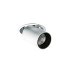 Recessed ceiling spotlights - Azzardo LUNA 15W DIMM WHITE 1xLED Recessed White/Black AZ2828 - product 1