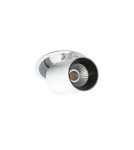 Recessed ceiling spotlights - Azzardo LUNA 15W DIMM WHITE 1xLED Recessed White/Black AZ2828 - product 3