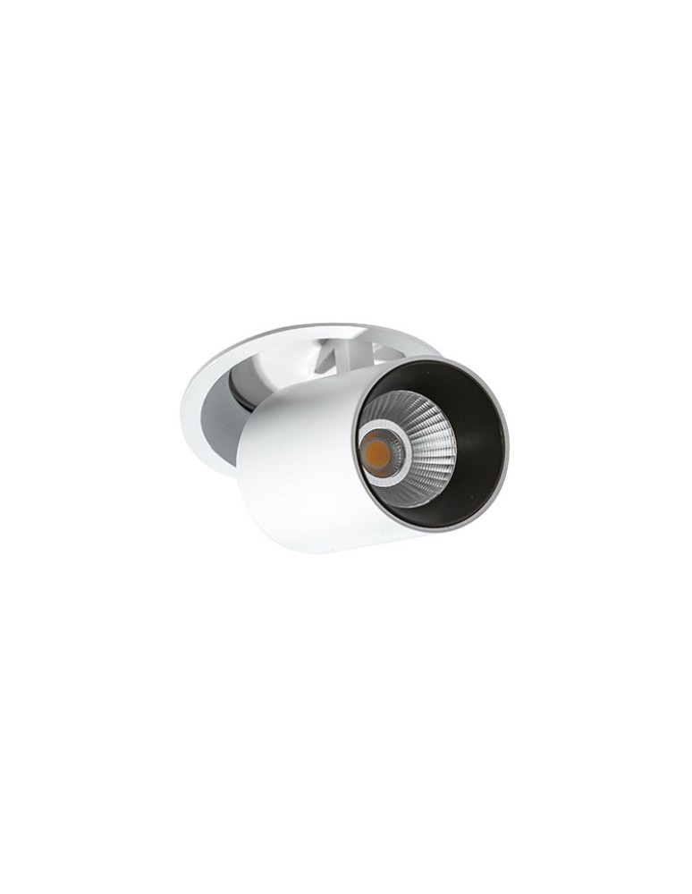 Recessed ceiling spotlights - Azzardo LUNA 15W DIMM WHITE 1xLED Recessed White/Black AZ2828 - product kolory-swiatla.pl 3