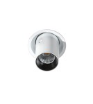 Recessed ceiling spotlights - Azzardo LUNA 15W DIMM WHITE 1xLED Recessed White/Black AZ2828 - product 4