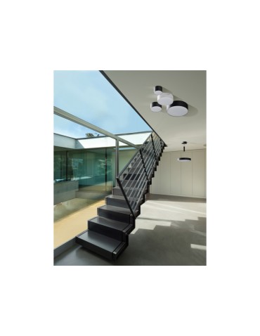 Azzardo MONZA R 8 3000K BK 1xLED Ceiling Light Black AZ2255 - product 2
