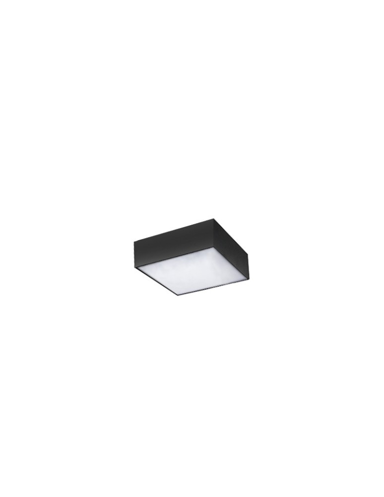 Square plafonds - Azzardo MONZA S 22 3000K BK 1xLED Ceiling Light Black AZ2271 - product kolory-swiatla.pl 1