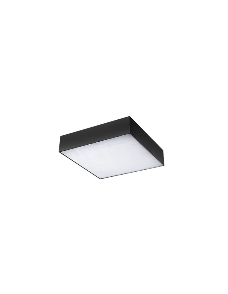 Square plafonds - Azzardo MONZA S 40 3000K BK 1xLED Ceiling Light Black AZ2275 - product kolory-swiatla.pl 1