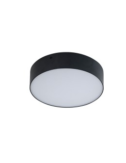 Azzardo MONZA R 22 3000K BK 1xLED Ceiling Light Black AZ2263