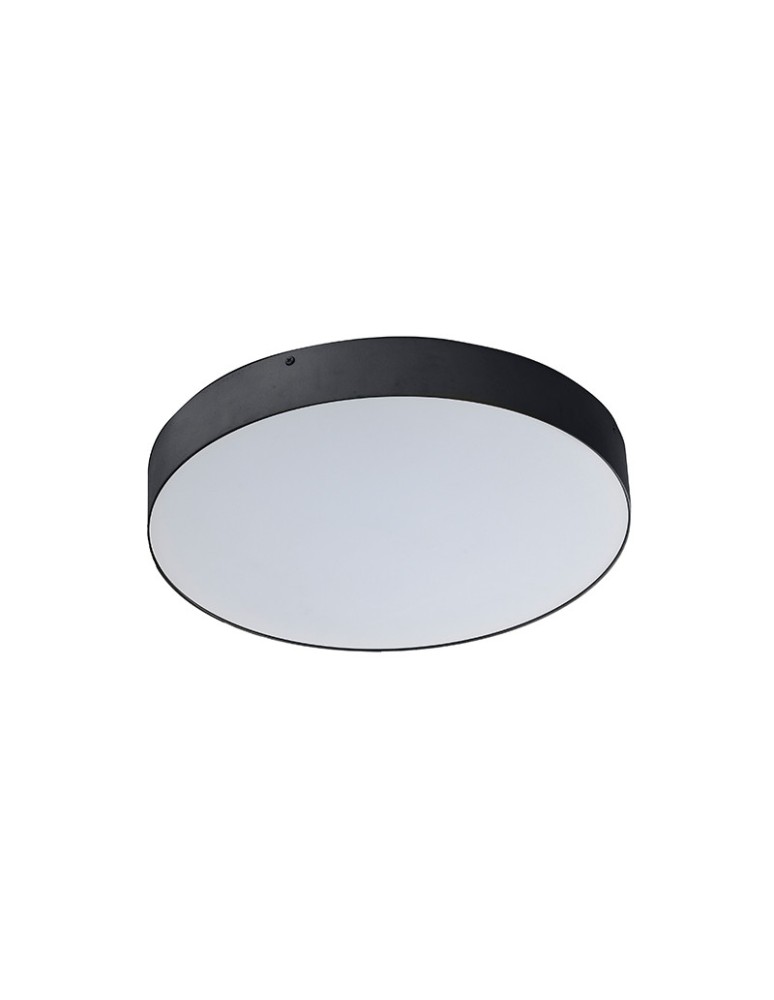 Round Plafonds - Azzardo MONZA R 40 3000K BK 1xLED Ceiling Light Black AZ2267 - product kolory-swiatla.pl 1