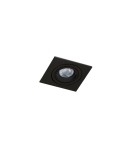 Square flush-mounted lamps - Azzardo CARO SQUARE BLACK 1xGU10 Recessed Black AZ2434 - product 1