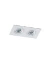 Azzardo CARO 2 SQUARE WHITE 2xGU10 Recessed White AZ2436