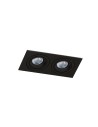 Azzardo CARO 2 SQUARE BLACK 2xGU10 Recessed Black AZ2437