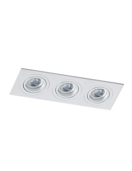 Azzardo CARO 3 SQUARE WHITE 3xGU10 Recessed White AZ2439