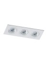 Azzardo CARO 3 SQUARE WHITE 3xGU10 Recessed White AZ2439