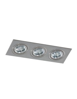 Azzardo CARO 3 SQUARE ALUMINIUM 3xGU10 Recessed Aluminium AZ2441.