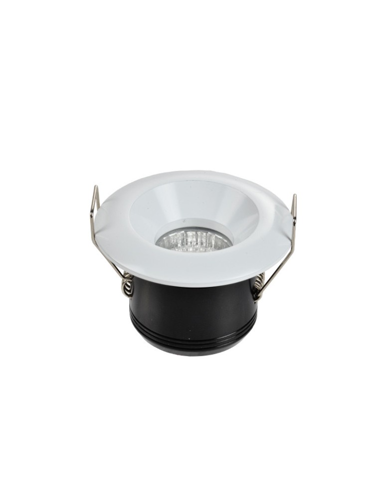 Round flush-mounted lamps - Azzardo OKA AC 4000K WH 1xLED Recessed White AZ2235 - product kolory-swiatla.pl 3
