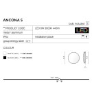 Outdoor wall lamps - Azzardo ANCONA S WHITE 1xLED Wall-mounted White IP54 AZ2192 - product 3
