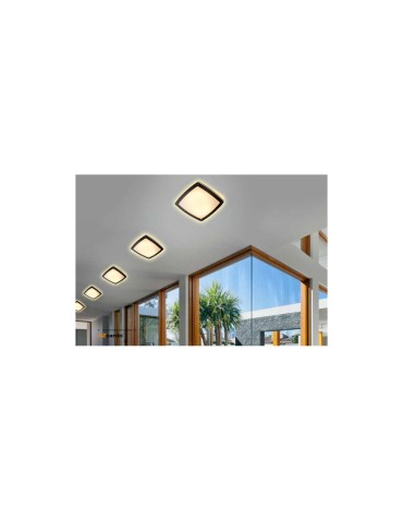 Azzardo FANO SQUARE 1xLED Ścienna Ciemny Szary IP54 AZ2186 - produkt 2