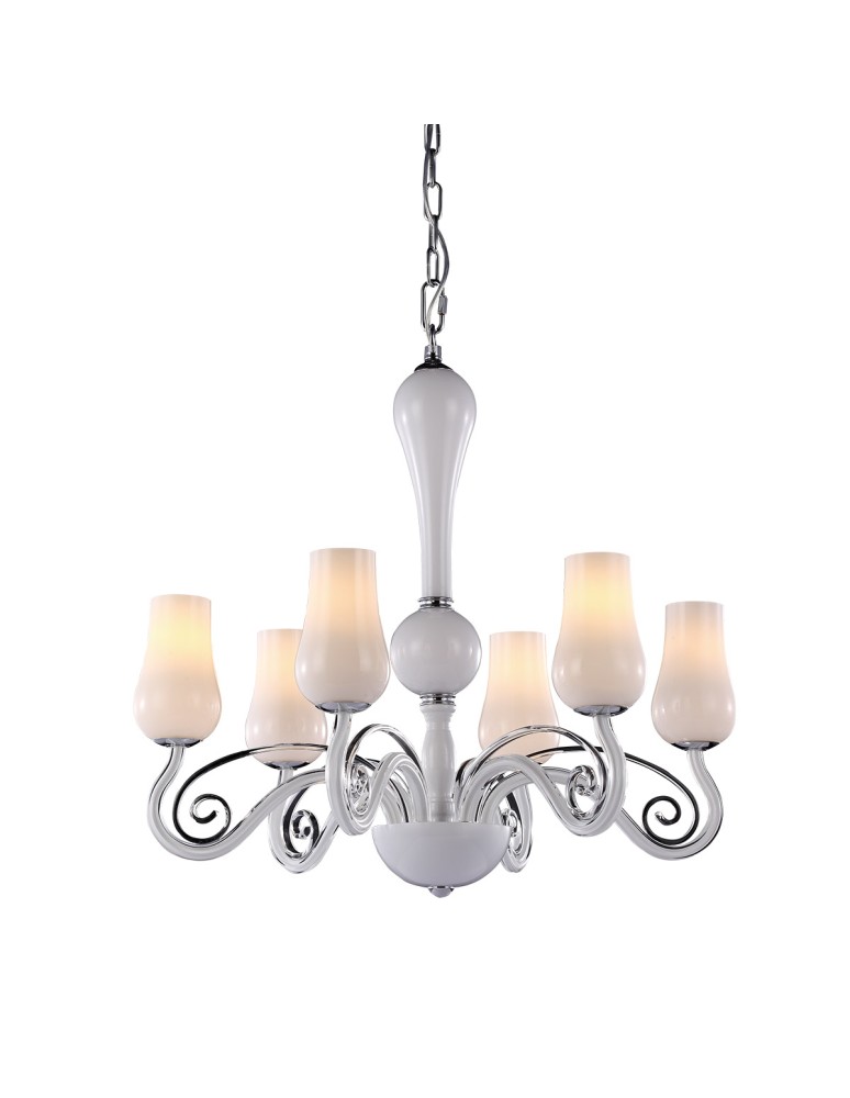 Chandeliers - ITALUX Lybra Chandelier 6xE14 MD10904-6A - product kolory-swiatla.pl 1
