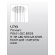 Zuma Line LOYA Pendant White LED 9x5W P0461-09C-B5SB.