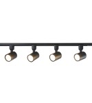 Ready-made rail kits - Light Prestige Snow SET 1F black GU10 black LP-737 BK SET - product 1