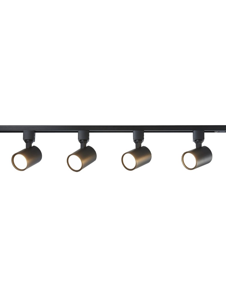 Ready-made rail kits - Light Prestige Snow SET 1F black GU10 black LP-737 BK SET - product kolory-swiatla.pl 1