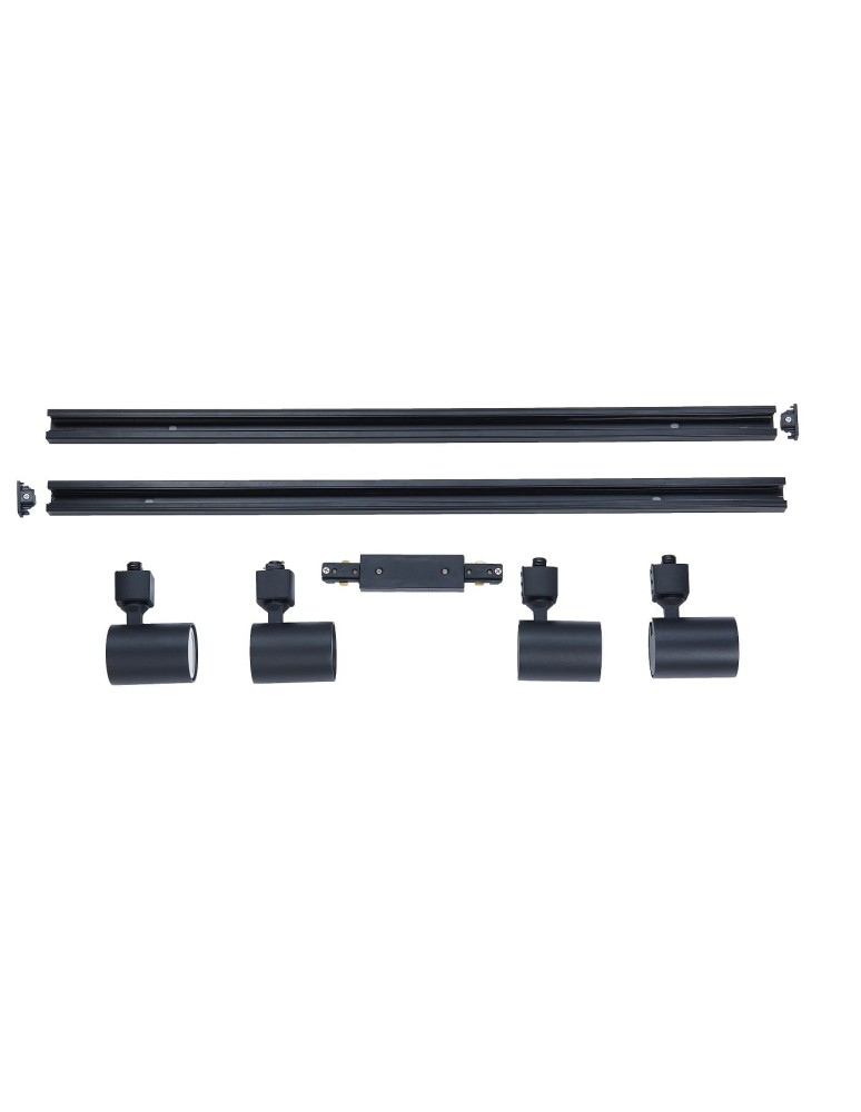 Ready-made rail kits - Light Prestige Snow SET 1F black GU10 black LP-737 BK SET - product kolory-swiatla.pl 2