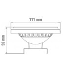 LED AR111 12V bulbs - OXYLED PERFECTCOLOR AR111 COB 15W 1100lm CRI90 40° 3000K Black 892428 - product 2