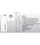 Single pendant lamps - Zuma Line LOYA Pendant Chrome LED 1x5W P0461-01A-F4F4. - product 3