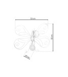 Children's wall lamps - Milagro MOTYL 2 WHITE 1 x E27 MLP5331 - product 7