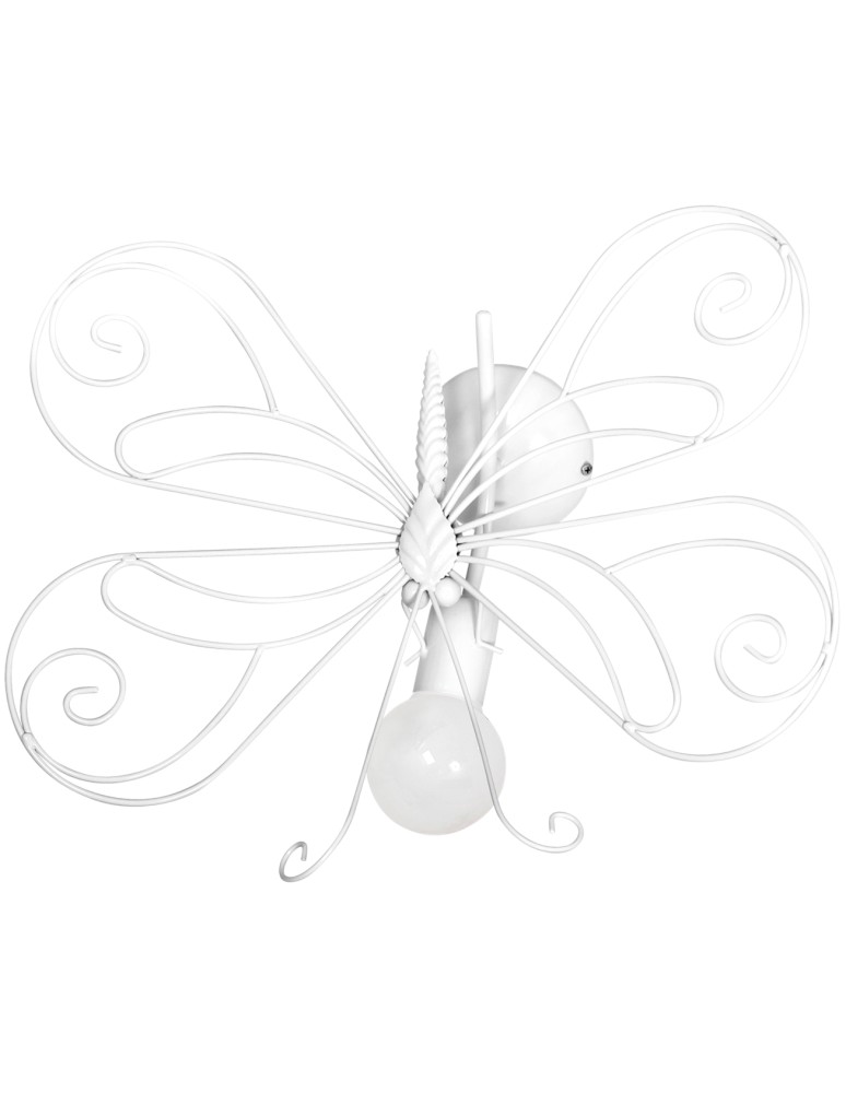 Children's wall lamps - Milagro MOTYL 2 WHITE 1 x E27 MLP5331 - product kolory-swiatla.pl 8