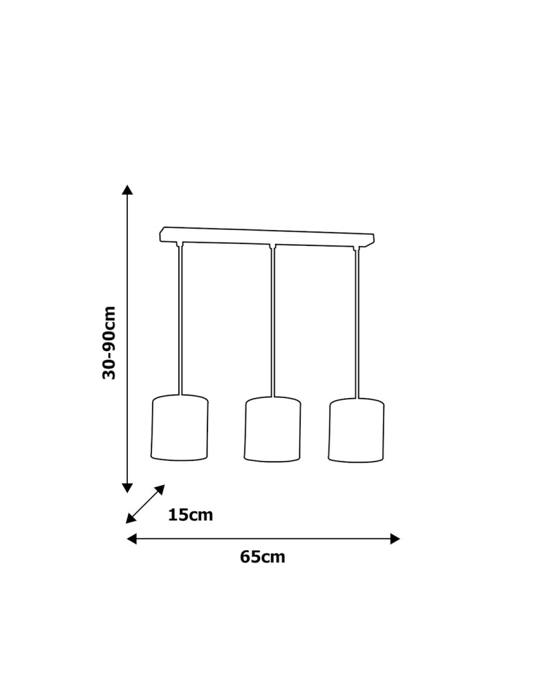 Children's pendant lamps - Milagro UNICORN 3xE27 pendant lamp MLP4942 - product kolory-swiatla.pl 3