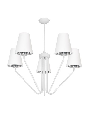 Milagro Chandelier VICTORIA WHITE 5xE27 MLP4918