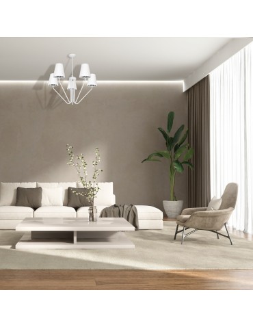 Milagro Chandelier VICTORIA WHITE 5xE27 MLP4918 - product 2