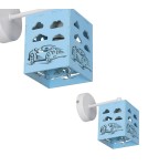 Children's wall lamps - Milagro Wall lamp RALLY BLUE 1xE27 60W MLP64800 - product 1