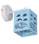 Children's wall lamps - Milagro Wall lamp RALLY BLUE 1xE27 60W MLP64800 - product 2