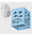 Children's wall lamps - Milagro Wall lamp RALLY BLUE 1xE27 60W MLP64800 - product 8