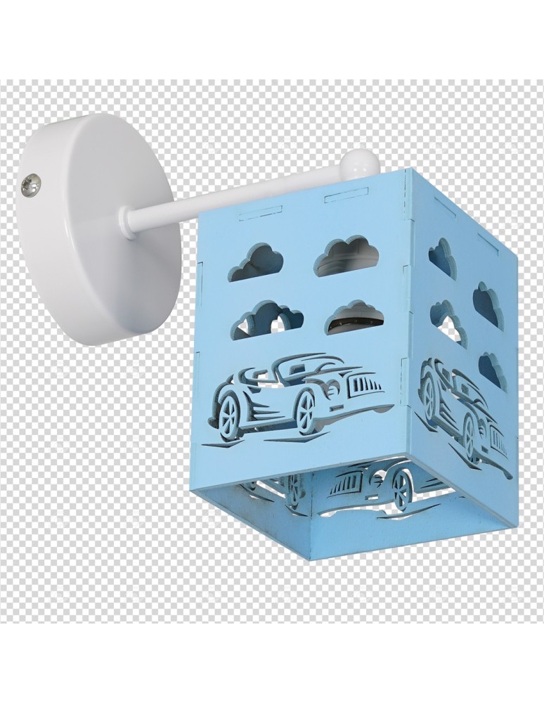 Children's wall lamps - Milagro Wall lamp RALLY BLUE 1xE27 60W MLP64800 - product kolory-swiatla.pl 8