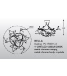 Ceiling lamps - Zuma Line BELLA LED Plafond 30W PL170511-3 - product 2
