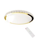 Ceiling lamps with crystals - Milagro Layla Gold 33W dimmable plafond + remote control ML8130 - product 2