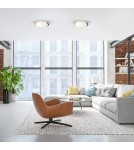 Ceiling lamps with crystals - Milagro Layla Gold 33W dimmable plafond + remote control ML8130 - product 4