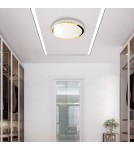 Ceiling lamps with crystals - Milagro Layla Gold 50W dimmable plafond + remote control ML8131 - product 4