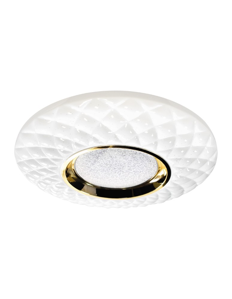Glamour ceiling lamps - Milagro Plafond TOKYO GOLD 24W Ø400 mm + Remote control ML7908 - product kolory-swiatla.pl 1