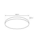 Modern ceiling lamps - Milagro Plafond ALLISTER 36W LED + remote control ML8231 - product 6