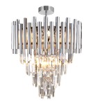 Ceiling lamps with crystals - Milagro Plafond MADISON CHROME 9xE14 ML8805 - product 6