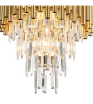 Ceiling lamps with crystals - Milagro Plafond MADISON GOLD 9xE14 ML8806 - product 2