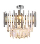 Ceiling lamps with crystals - Milagro Plafond ASPEN CHROME 6xE14 ML8809 - product 1