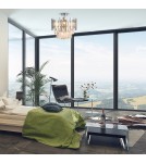 Ceiling lamps with crystals - Milagro Plafond ASPEN CHROME 6xE14 ML8809 - product 3